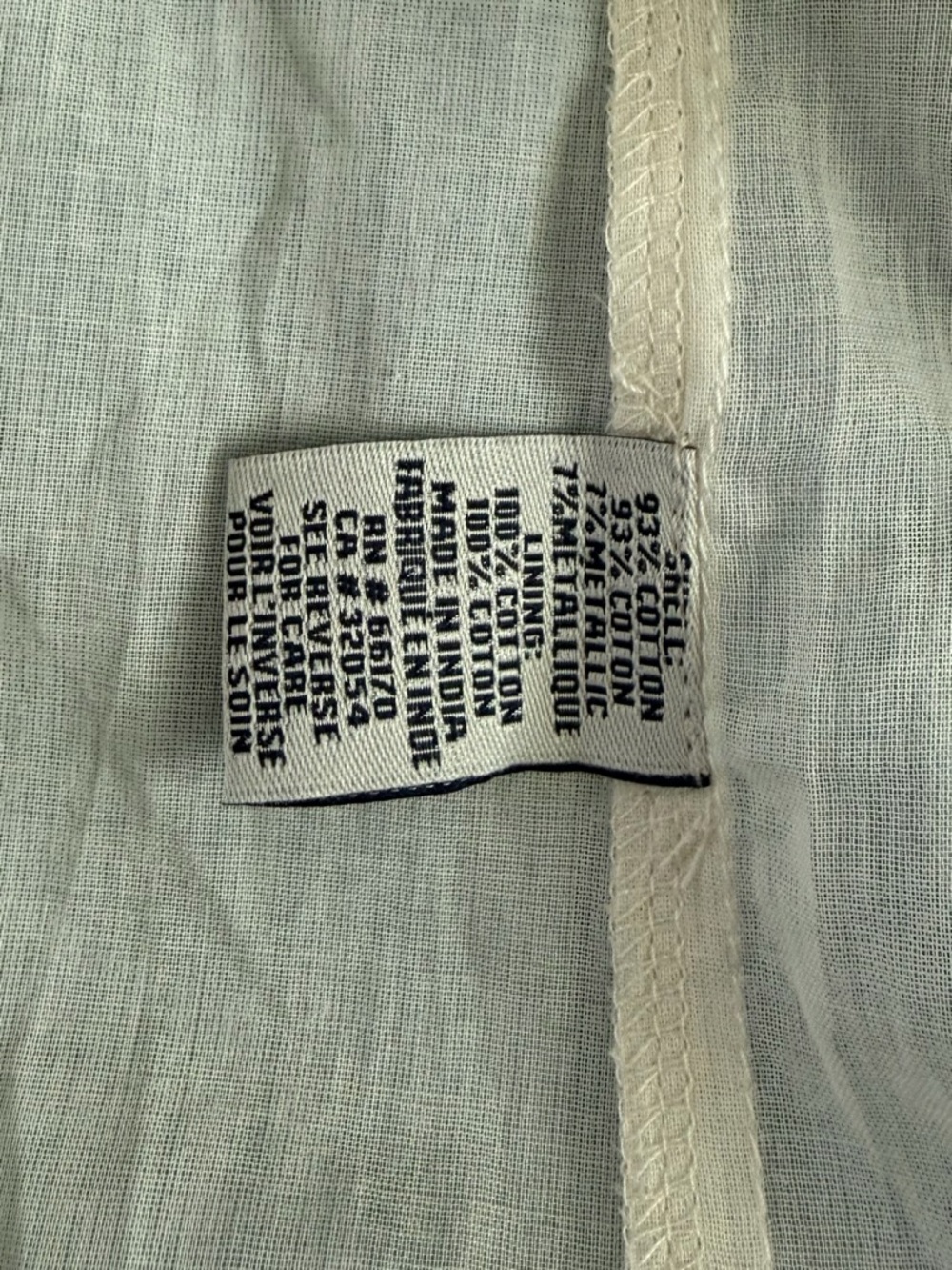 NWT Anthropologie x Ranna Gill Safa Tiered Cream Shimmer Boho Midi Dress - Picture 8 of 8